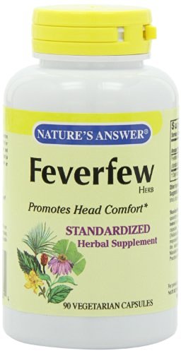 Nature's Answer Feverfew Herb -- 90 Vegetarian Capsules