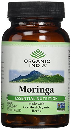 Organic India Moringa -- 90 Vegetarian Capsules