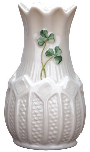 Belleek 2048 Mini Cashel Vase, 4-Inch High