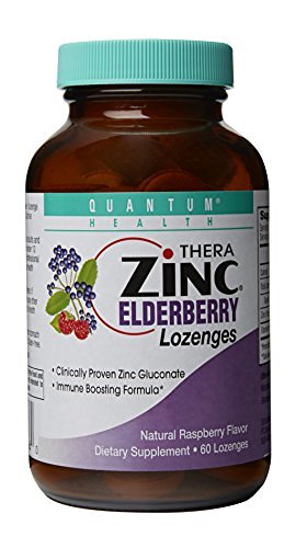 Quantum Thera Zinc Elderberry Lozenges -- 60 Lozenges