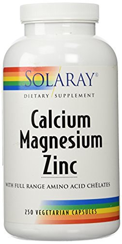 Solaray Calcium Magnesium Zinc -- 250 Vegetarian Capsules
