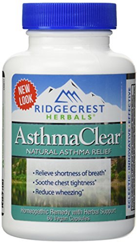 RidgeCrest Herbals Asthma Clear -- 60 Veg Caps