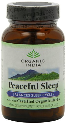Organic India Peaceful Sleep Formula -- 90 Vegetarian Capsules