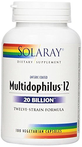 Solaray Multidophilus 12 20 Billion -- 100 Vegetarian Capsules