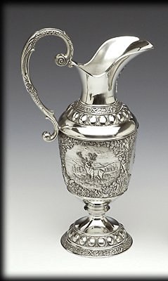 Mullingar Pewter Decorative Wine Carafe