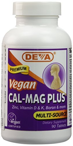 DEVA Vegan Calcium-Magnesium Plus -- 90 Tablets