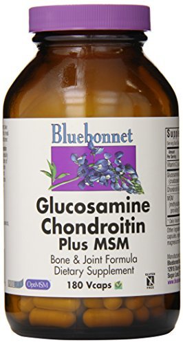 Bluebonnet Glucosamine Chondroitin Plus MSM -- 180 Vegetable Caps