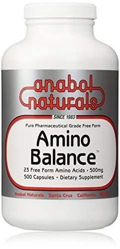 Anabol Naturals Amino Balance 500 mg -- 500 Capsules