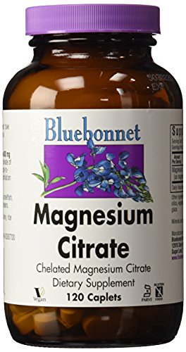 Bluebonnet Magnesium Citrate -- 120 Caplets