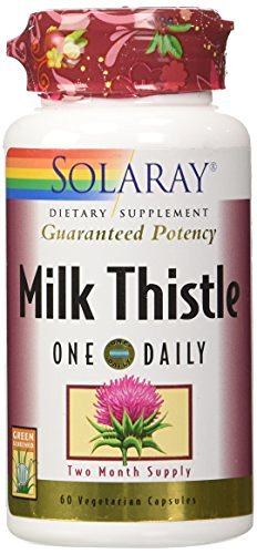 Solaray Milk Thistle One Daily 350 mg -- 60 Vegetable Capsules