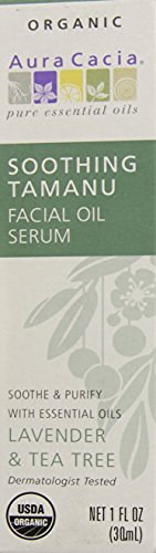 Aura Cacia Soothing Tamanu Facial Oil Serum -- 1 fl oz