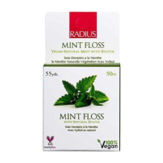 Radius Vegan Xylitol Mint Floss -- 55 yd