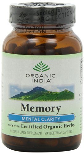 Organic India Memory Mental Clarity -- 90 Vegetarian Capsules