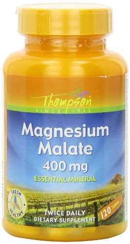 Thompson Magnesium Malate Tablets, 400 Mg -- 120 Tablets