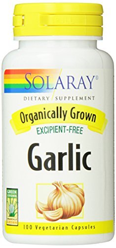 Solaray Organically Grown Garlic -- 100 VegCaps
