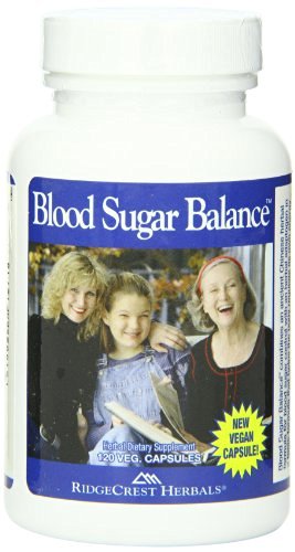 RidgeCrest Herbals Blood Sugar Balance -- 120 Veg Capsules