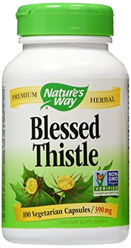 Nature's Way Blessed Thistle 390 mg -- 100 Vegetarian Capsules