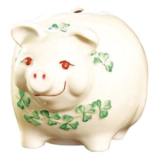 Belleek 3537 Piggy Bank