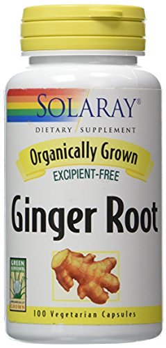 Solaray Organic Ginger Root 540 mg -- 100 Vegetarian Capsules