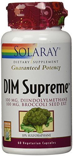 Solaray DIM Supreme 100mg -- 60 Vegetarian Capsules