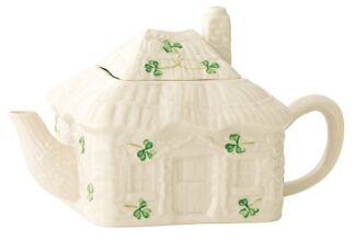 Belleek 2796 Irish Cottage Teapot