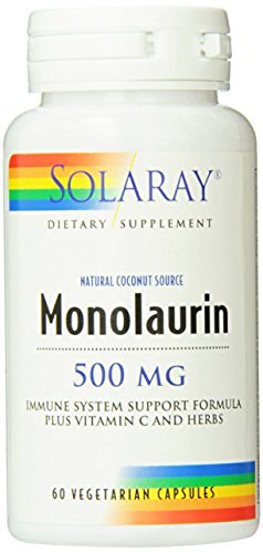 Solaray Monolaurin 500 mg -- 60 Vegetarian Capsules