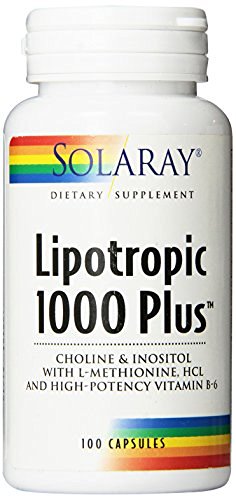 Solaray Lipotropic 1000 Plus Vitamin – 100 Capsules