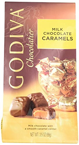 Godiva Chocolatier Gems Milk Chocolate Caramels -- 3.5 oz