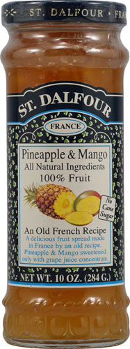 St. Dalfour All Natural Fruit Spread Pineapple & Mango -- 10 oz