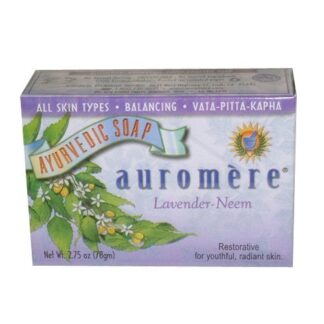Auromere Lavender Neem Ayurvedic Bar Soap -- 2.75 oz