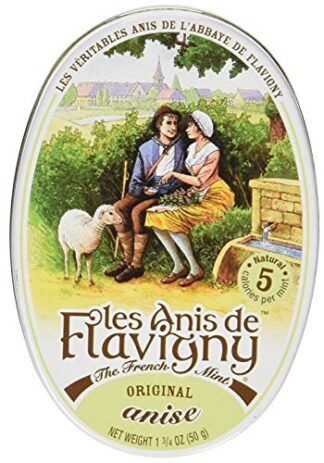 Les Anis De Flavigny Abbaye de Flavigny Anise Drops -- Oval Tin 50g / 1.75 oz