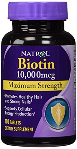 Natrol Biotin 10,000 mcg -- 100 Tablets