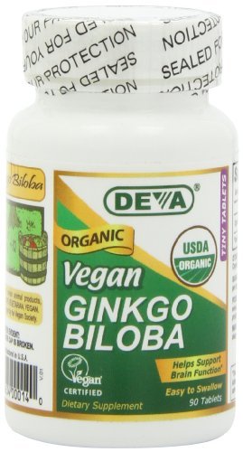 DEVA Vegan Organic Gingko Biloba 395 mg -- 90 VCaps