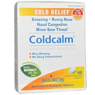 Boiron Coldcalm Cold Relief Quick Dissolving Tablets -- 60 ct