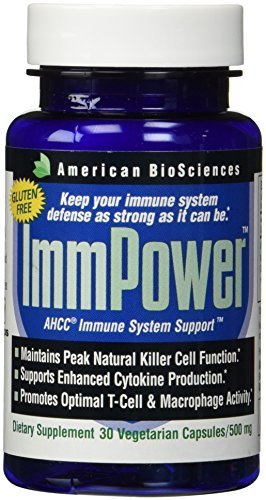 American BioSciences ImmPower AHCC 500 mg -- 30 Capsules