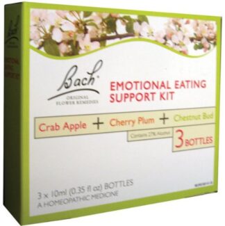 Bach Flower Remedies Emotional Eating Support Kit -- 3 Bottles
