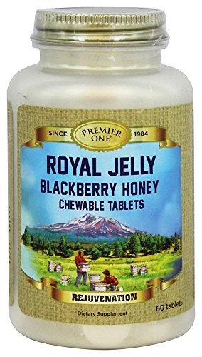 Premier One Royal Jelly Honey Chewables Blackberry -- 60 Chewable