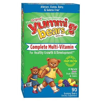 Yummi Bears Vegetarian Multi-Vitamin & Mineral for Kids -- 90 Gummy Bears