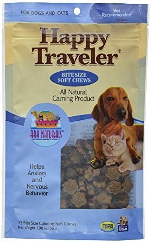 Ark Naturals Happy Traveler for Dogs and Cats -- 75 Soft Chews