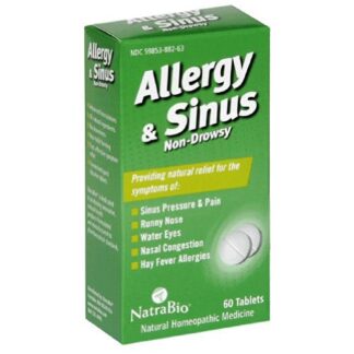NatraBio Allergy & Sinus -- 60 tablets