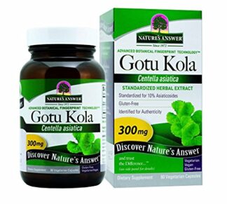 Nature's Answer Gotu Kola Herb Extract 60 Vegetarian Caps