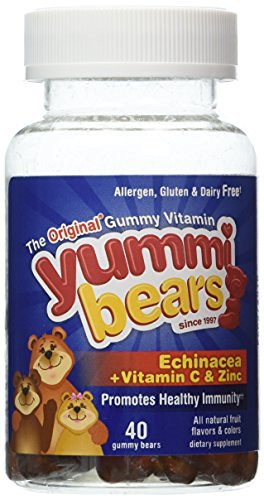 Yummi Bears Echinacea + Vitamin C & Zinc -- 40 Gummy Bears