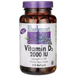 Bluebonnet Vitamin D3 2000 IU -- 250 Softgels