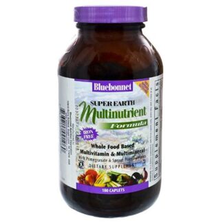 Bluebonnet Super Earth Multi-Nutrient Formula Iron Free --180 Caplets