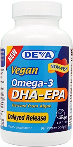 DEVA Vegan DHA & EPA - Omega-3 from microalgae -- 90 VCaps