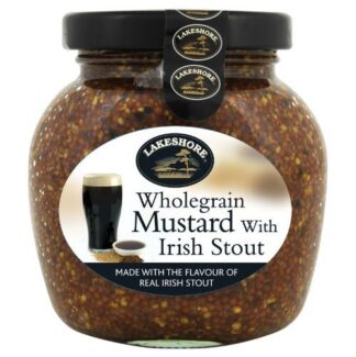 Lakeshore Wholegrain Mustard with Irish Stout -- 205 g jar