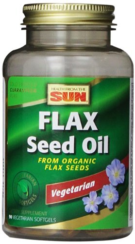 Health From The Sun 100% Vegetarian Organic Flax Oil -- 90 Vcaps