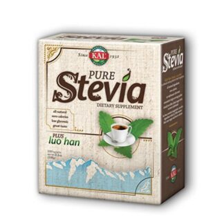 KAL Pure Stevia Extract Plus Monk Fruit Luo Han Powder -- 100 Packets