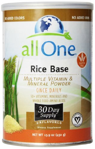 All One Rice Base Multiple Vitamin and Mineral Powder – 15.9 oz