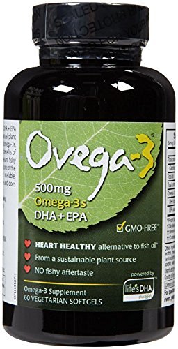 Ovega-3 -- 500 mg - 60 Vegetarian Softgels